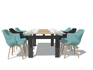 现代餐桌椅3