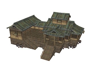 中式游戏建筑