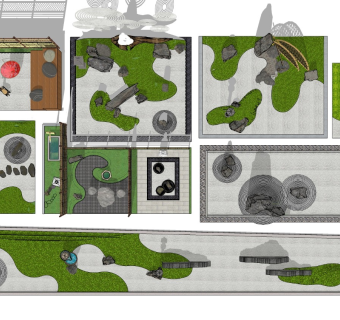 日式枯山水景观