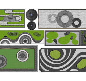 日式枯山水景观