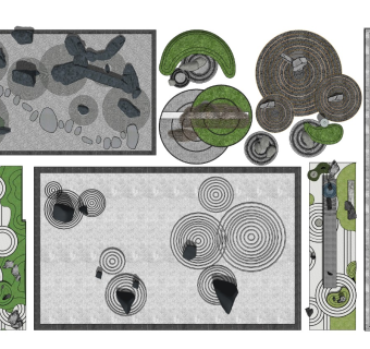 日式枯山水景观