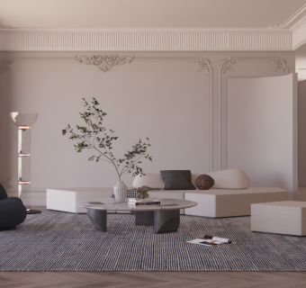 现代客厅沙发，单人沙发茶几异形沙发