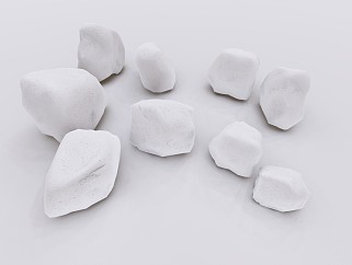 现代景观石头，<em>置石</em>，白色石头