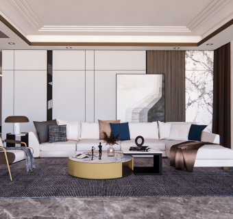 现代客厅，布艺转角沙发,单人休闲椅