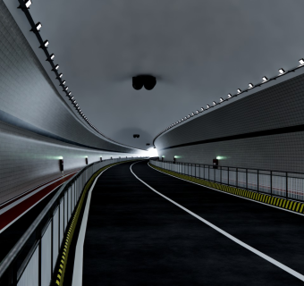 现代车行隧道