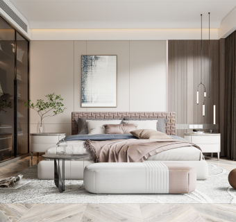 现代轻奢家居卧室