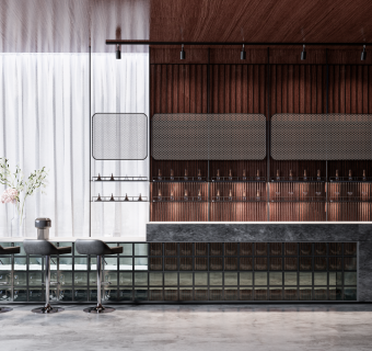 现代轻奢会所前台