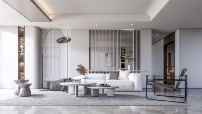 现代极简家居客厅