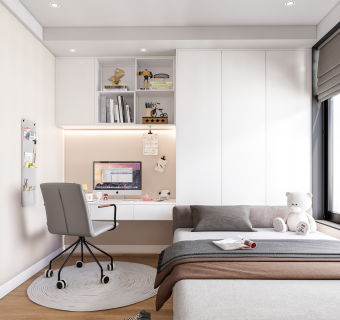 现代家居榻榻米卧室