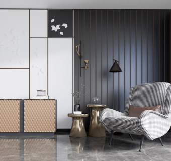 现代轻奢家居客厅