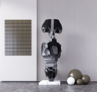 现代抽象雕塑摆件
