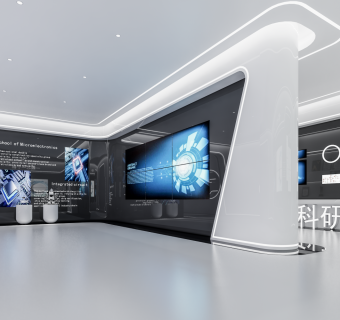 现代科技企业展厅