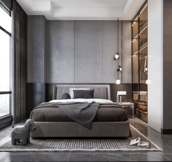现代轻奢家居卧室