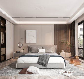 现代轻奢家居卧室