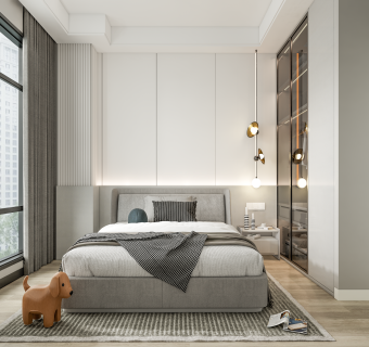 现代轻奢家居卧室