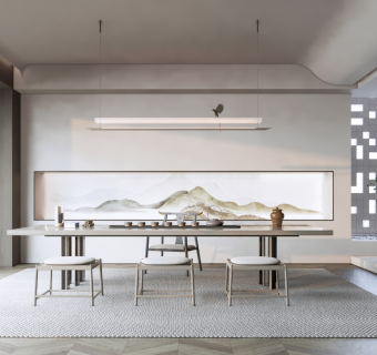 新中式家居茶室