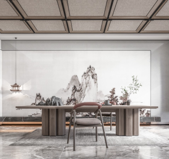 新中式家居茶室