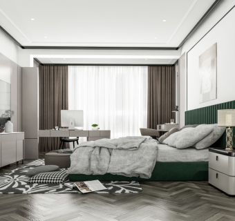现代轻奢家居卧室