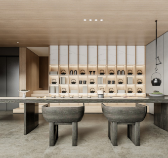 现代轻奢家居茶室