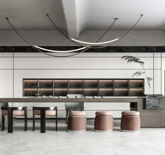 现代轻奢家居茶室