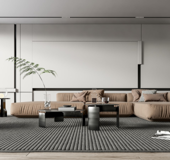 现代轻奢家居客厅