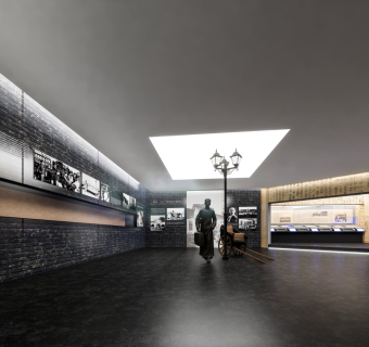 现代博物馆内部