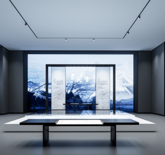 现代博物馆内部