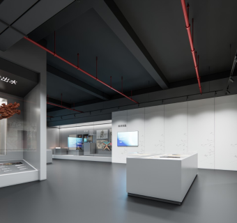 现代博物馆内部