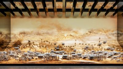 现代博物馆内部