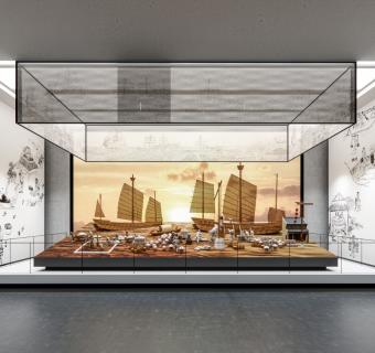 现代博物馆内部