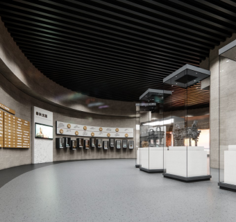 现代博物馆内部