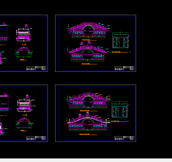 单拱桥施工图