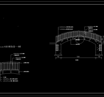 木桥结构图