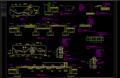 汀步大样 景观大样图 树池大样 道路大样 台阶大样 通用景观详图 施工图
