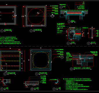 覆土井盖施工图 绿化井盖施工图 装饰井盖施工图