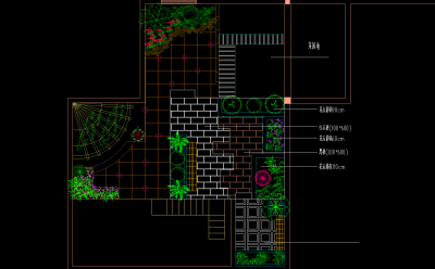 花园平面图 屋顶花园平面图 花园平面图 景观平面图