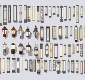  中式壁灯 庭院灯 景观灯 户外灯具 欧式壁灯 铁艺壁灯 装饰灯