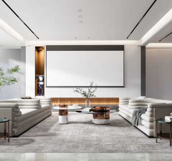 现代家居客餐厅