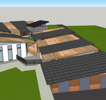 现代多层办公楼