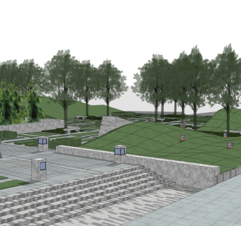 现代公园景观 小公园景观