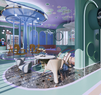 现代文教空间幼儿园内部