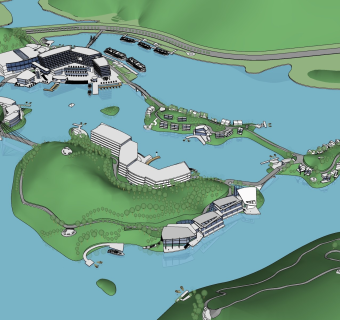 现代度假酒店建筑