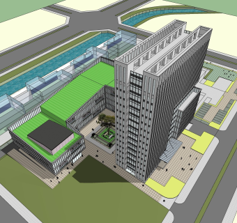 现代高层办公建筑