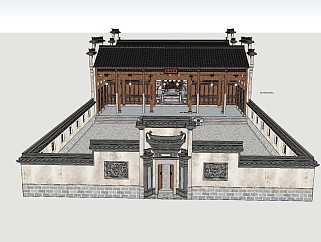 中式特色建筑古建筑