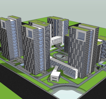 现代办公建筑产业园