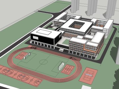 现代文教建筑学校 中学校