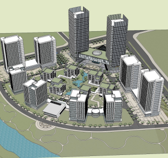现代办公建筑产业园