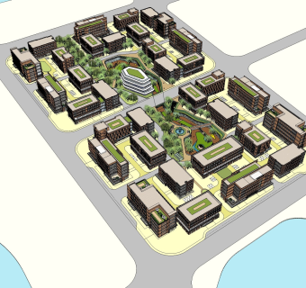 现代办公建筑产业园