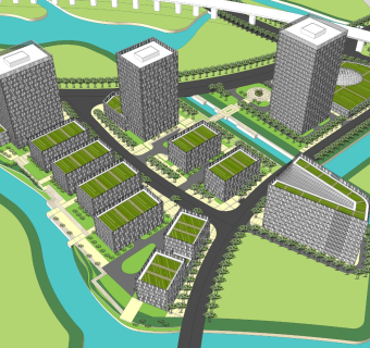 现代办公建筑产业园