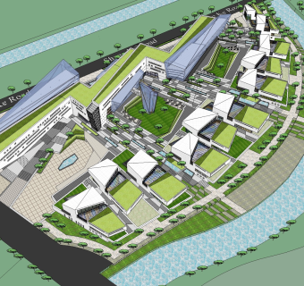 现代办公建筑产业园